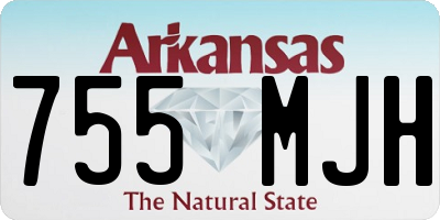 AR license plate 755MJH