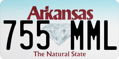 AR license plate 755MML