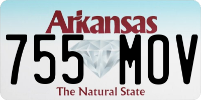 AR license plate 755MOV