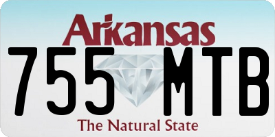 AR license plate 755MTB