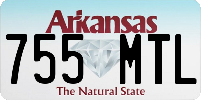 AR license plate 755MTL