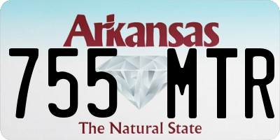 AR license plate 755MTR