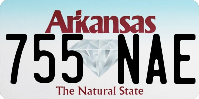 AR license plate 755NAE
