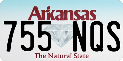 AR license plate 755NQS