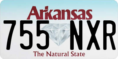 AR license plate 755NXR