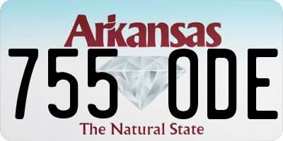 AR license plate 755ODE
