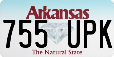 AR license plate 755UPK