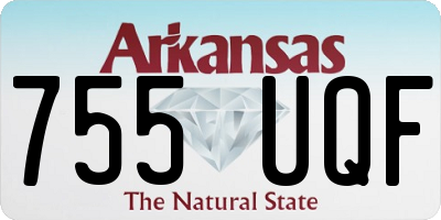 AR license plate 755UQF