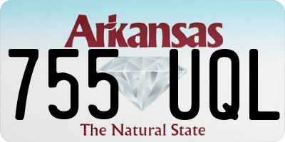 AR license plate 755UQL