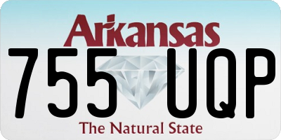 AR license plate 755UQP