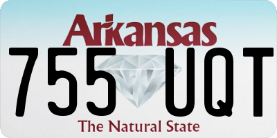 AR license plate 755UQT