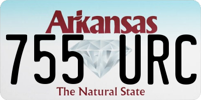 AR license plate 755URC