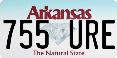 AR license plate 755URE