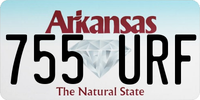 AR license plate 755URF