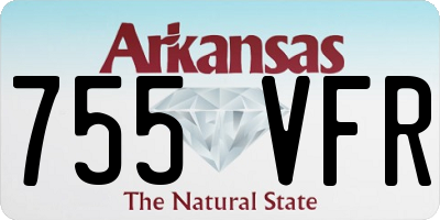 AR license plate 755VFR