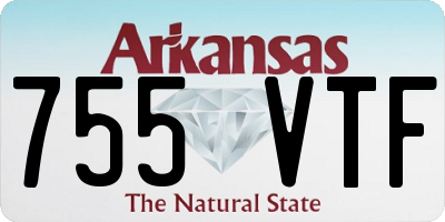 AR license plate 755VTF