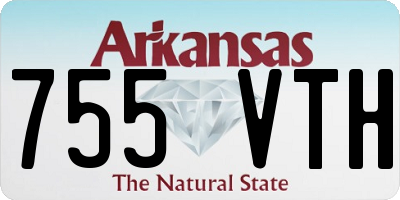 AR license plate 755VTH