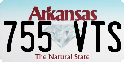 AR license plate 755VTS