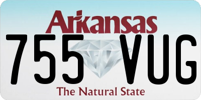 AR license plate 755VUG