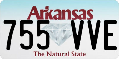 AR license plate 755VVE