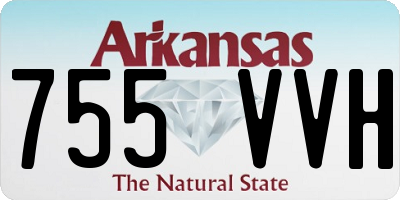 AR license plate 755VVH