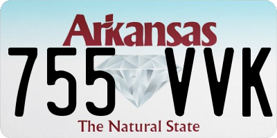 AR license plate 755VVK