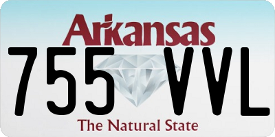 AR license plate 755VVL