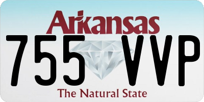 AR license plate 755VVP