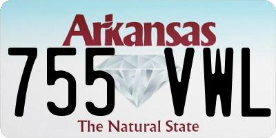 AR license plate 755VWL
