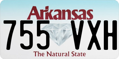 AR license plate 755VXH