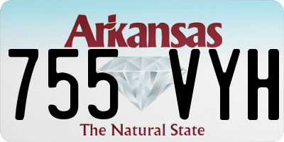 AR license plate 755VYH
