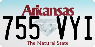 AR license plate 755VYI