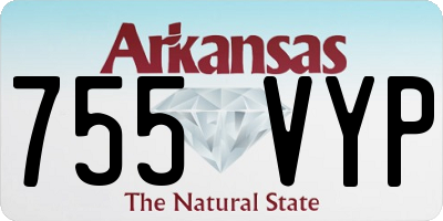 AR license plate 755VYP