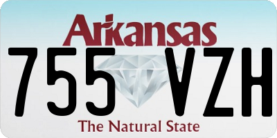 AR license plate 755VZH