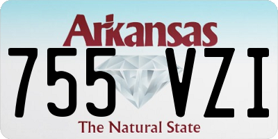 AR license plate 755VZI