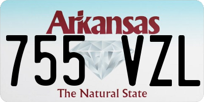 AR license plate 755VZL