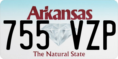 AR license plate 755VZP