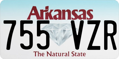 AR license plate 755VZR