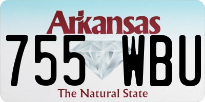 AR license plate 755WBU