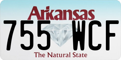 AR license plate 755WCF