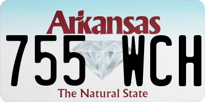 AR license plate 755WCH