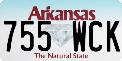 AR license plate 755WCK