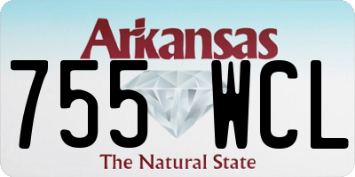 AR license plate 755WCL