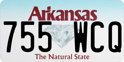 AR license plate 755WCQ