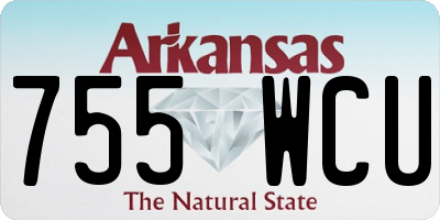 AR license plate 755WCU
