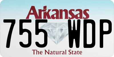 AR license plate 755WDP