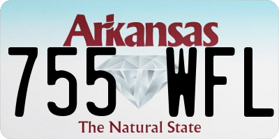 AR license plate 755WFL