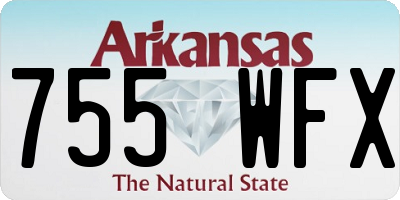 AR license plate 755WFX