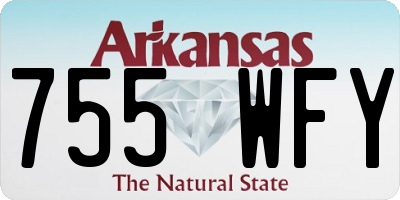 AR license plate 755WFY