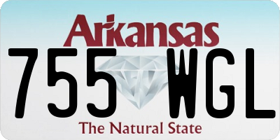 AR license plate 755WGL